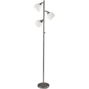 Phillip 71 inch 40.00 watt Brushed Steel Tree Lamp Portable Light