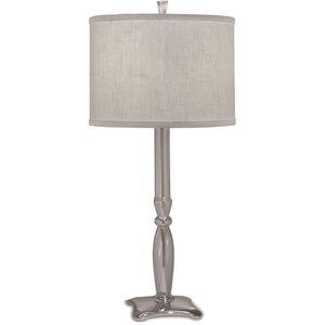 Ellie 25 inch Satin Nickel Buffet Lamp Portable Light