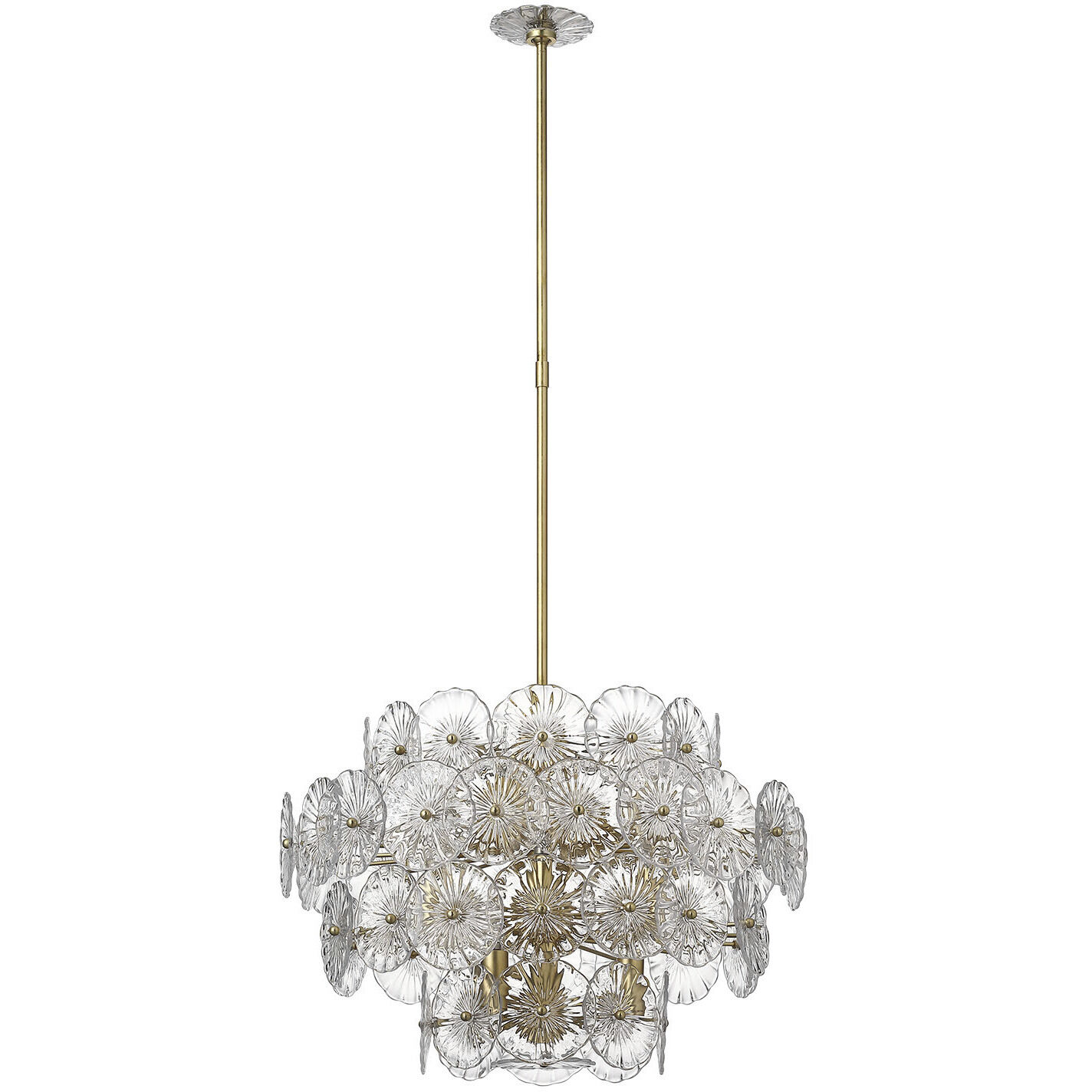 Julie Neill Gianna LED 24 inch Gild Chandelier Ceiling Light