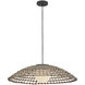 Open Air Arlen 1 Light 30 inch Black Outdoor Hanging Light