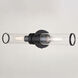 Levitt LED 19.25 inch Black Bathroom Light Wall Light
