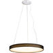 Fabria Matte White Pendant Ceiling Light