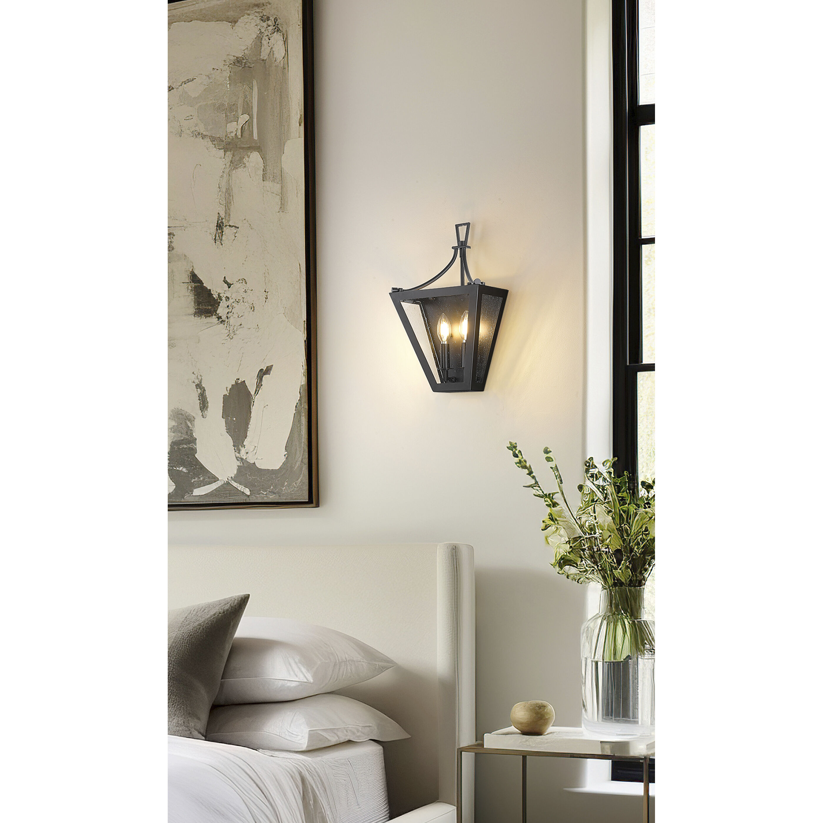 Montalcino Wall Sconce Wall Light in Iron Ore