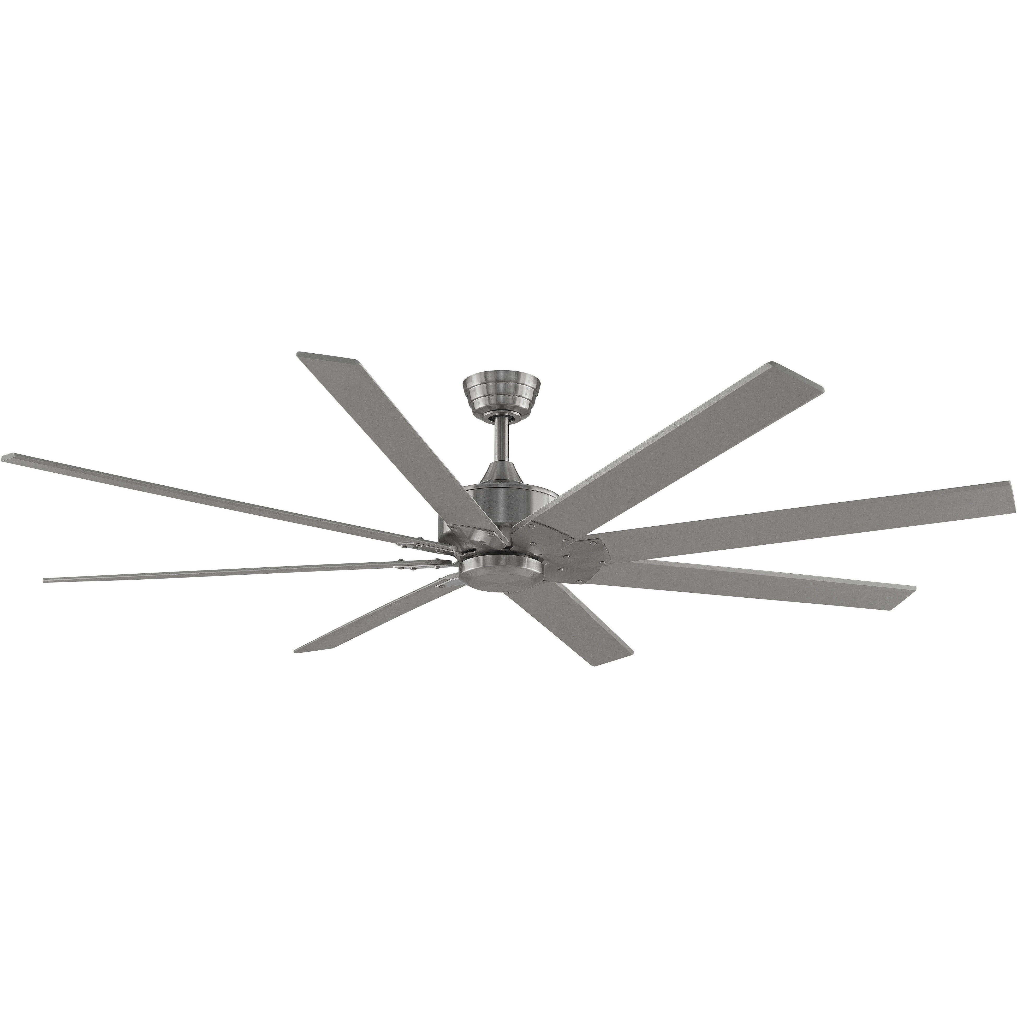 Levon Custom 9.06 inch Brushed Nickel Fan Motor Only