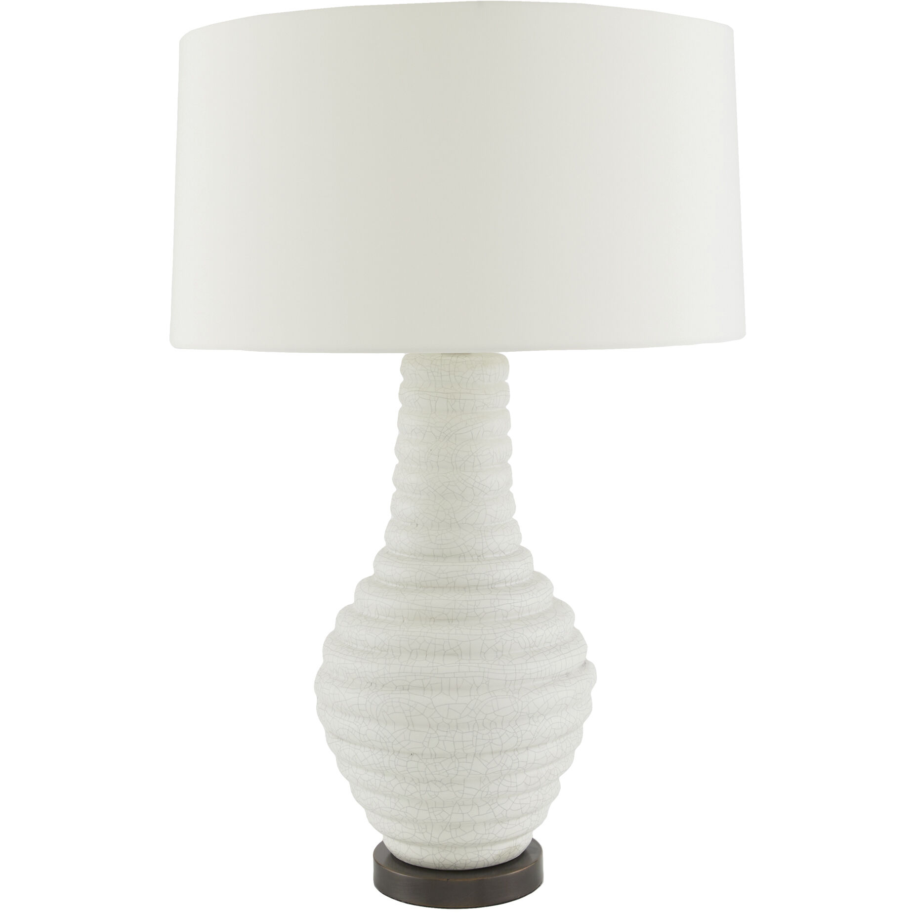 Ivory crackle lamp hot sale