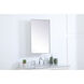 Wyn 28 X 17 inch Silver Medicine Cabinet