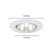 Signature White Recessed Lighting Trim