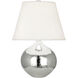 Dal 19.25 inch 100.00 watt Polished Nickel Accent Lamp Portable Light