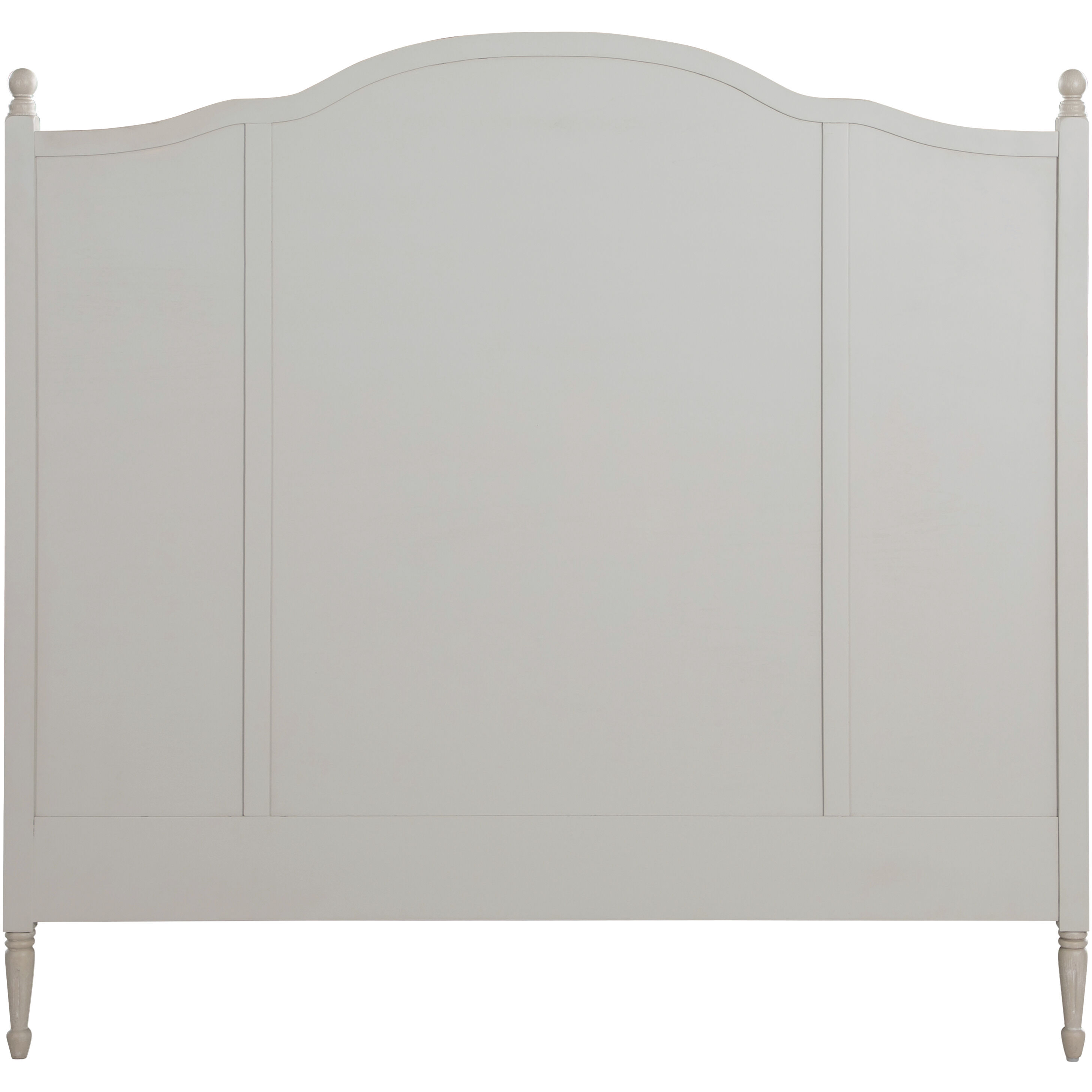 Caroline Cerused White Queen Bed
