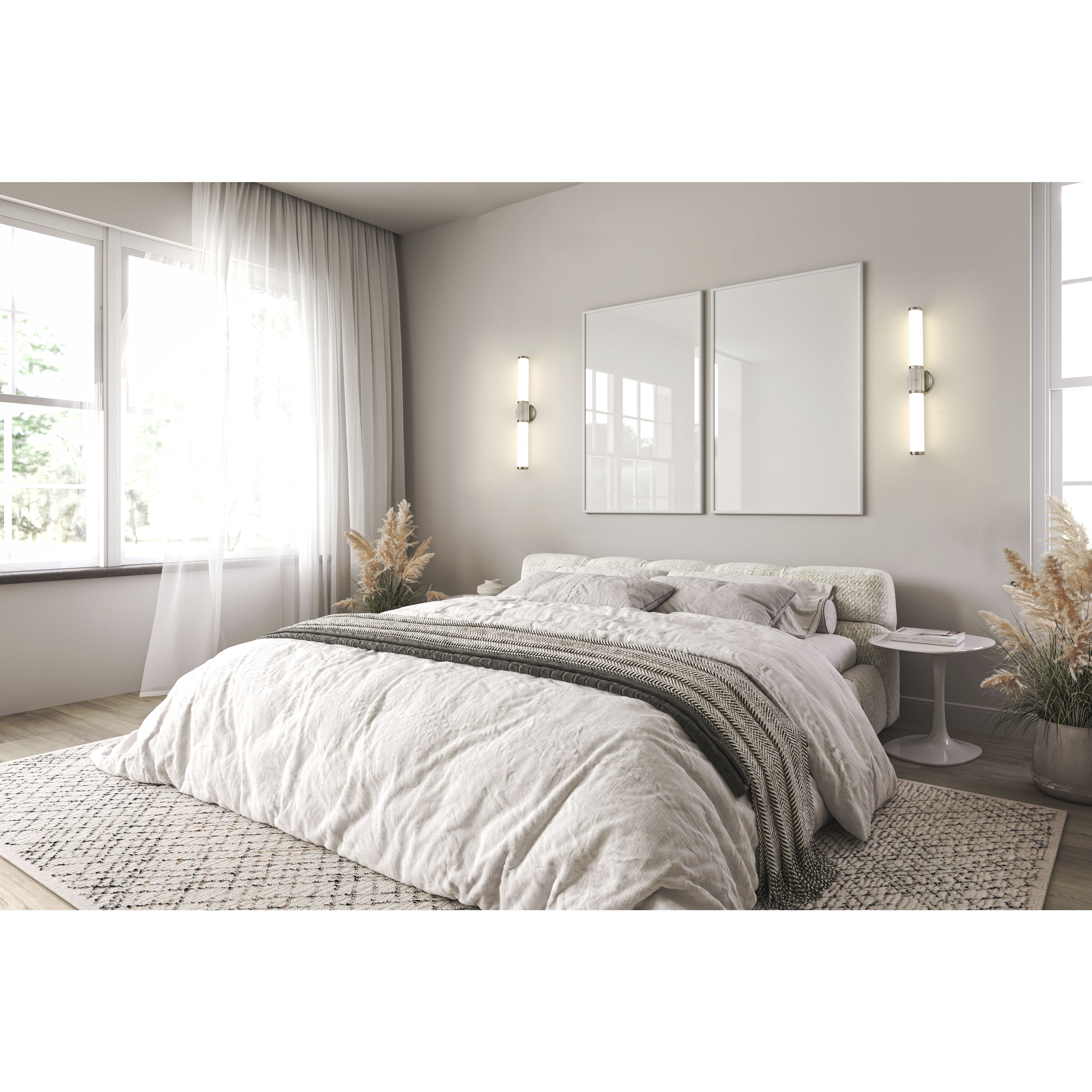 Solange LED 25.5 inch Brushed Nickel Bath Vanity Wall Light