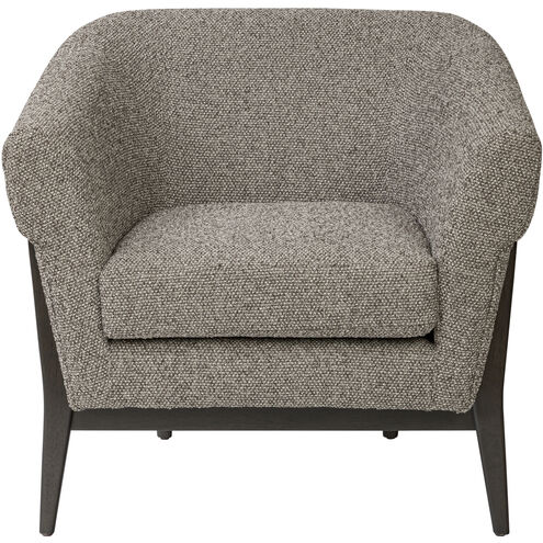 Melrose Dark Brown Oak with Earth Accent Chair