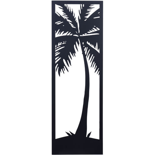 Lone Palm II Matte Black-Laser Cut Wall Art