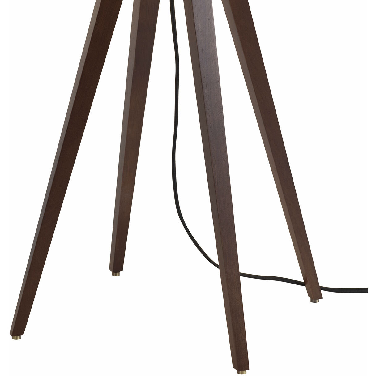 Quattro 31 inch 23.00 watt Dark Walnut Wood and Weathered Brass Table Lamp Portable Light