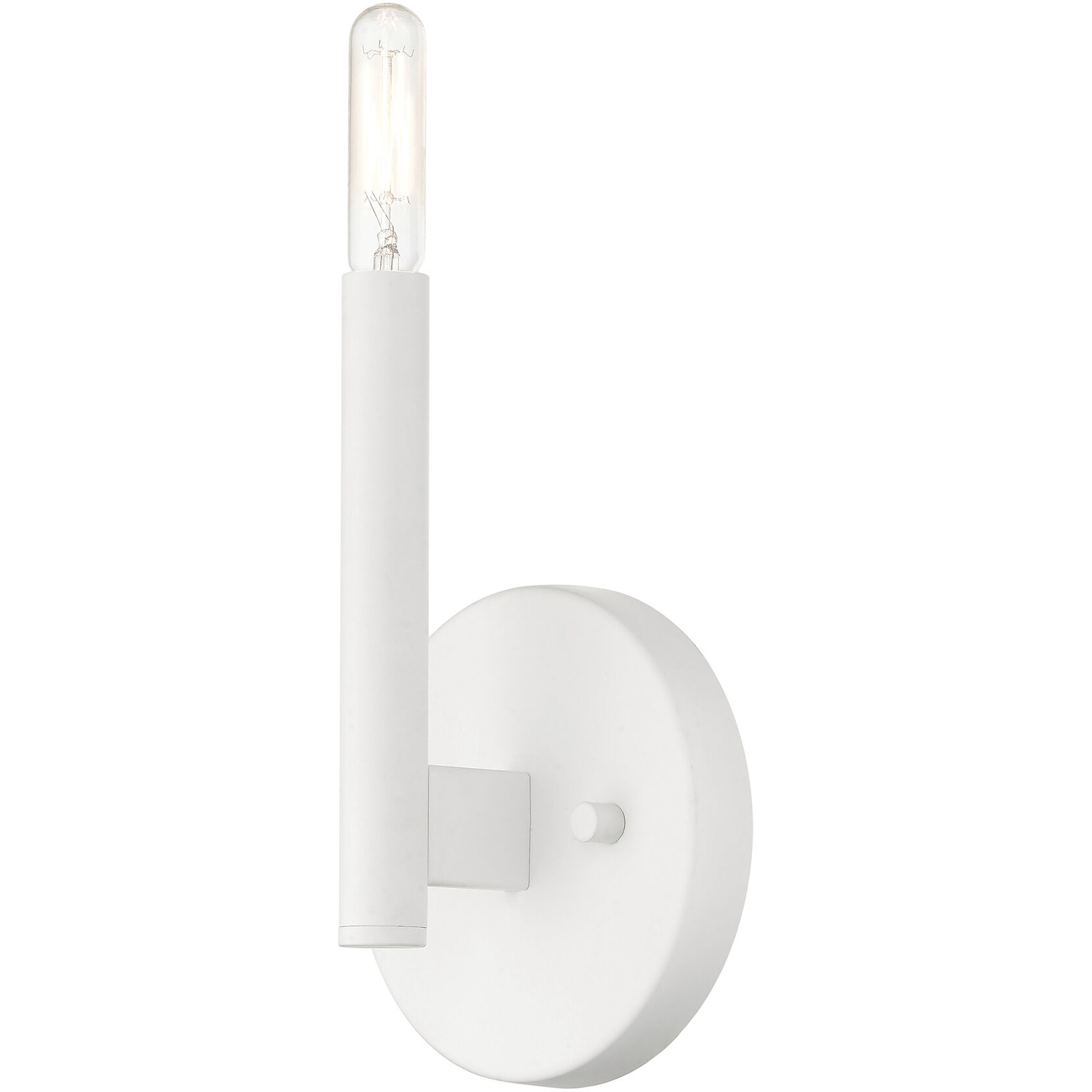 Copenhagen 1 Light 5.13 inch White ADA Wall Sconce Wall Light, Single
