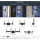 Jemsa 2 Light 18 inch Black Wall Sconce Wall Light