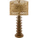 Ukwi 31 inch 100 watt Painted Accent Table Lamp Portable Light