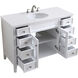 Cape Cod 48 X 21 X 35 inch Antique White Vanity Sink Set