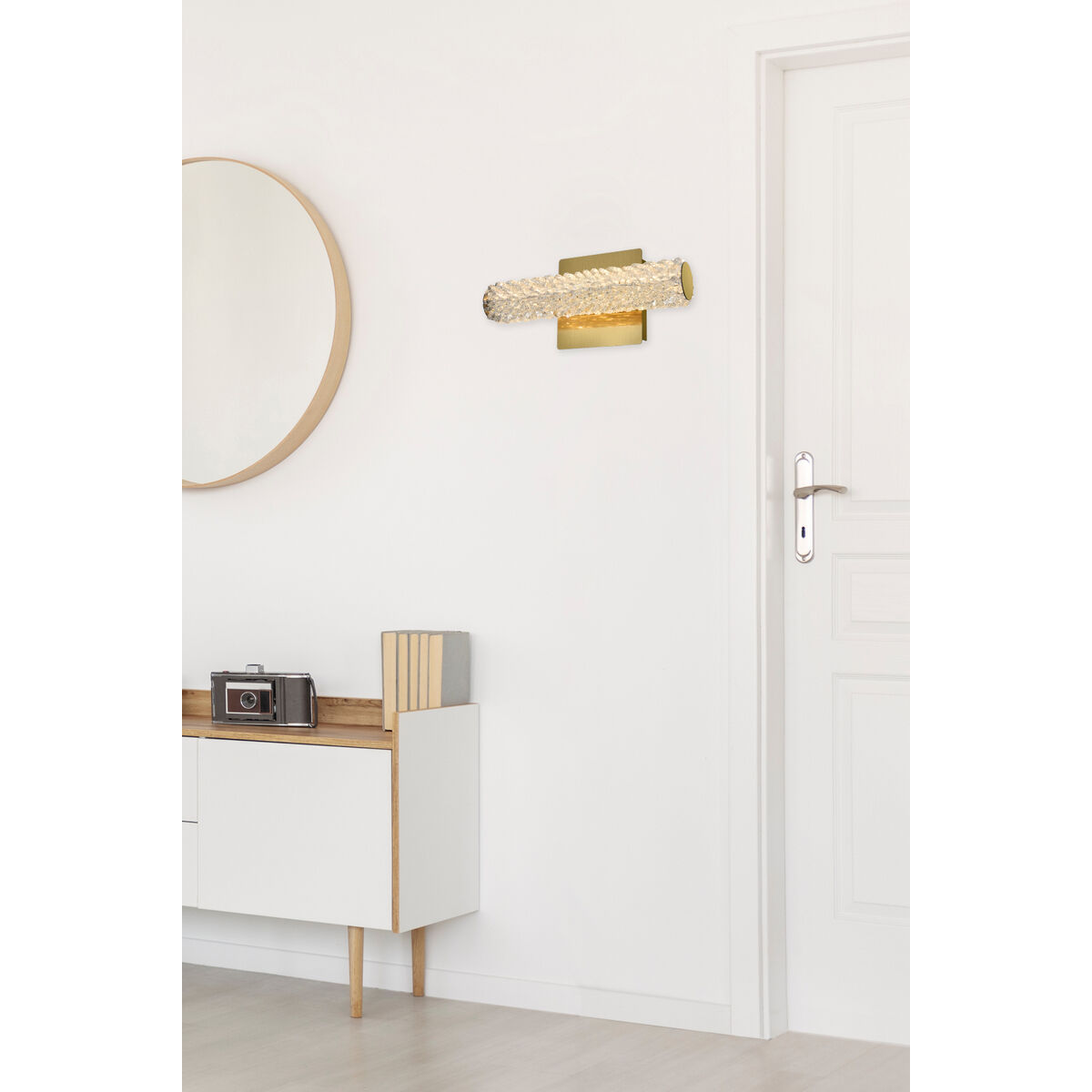 Bowen 1 Light 12 inch Satin Gold Wall Sconce Wall Light