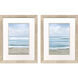 Timeless Waves Blue and White Framed Art, Propac