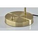 Cove 20 inch 40.00 watt Antique Brass Desk Lamp Portable Light 