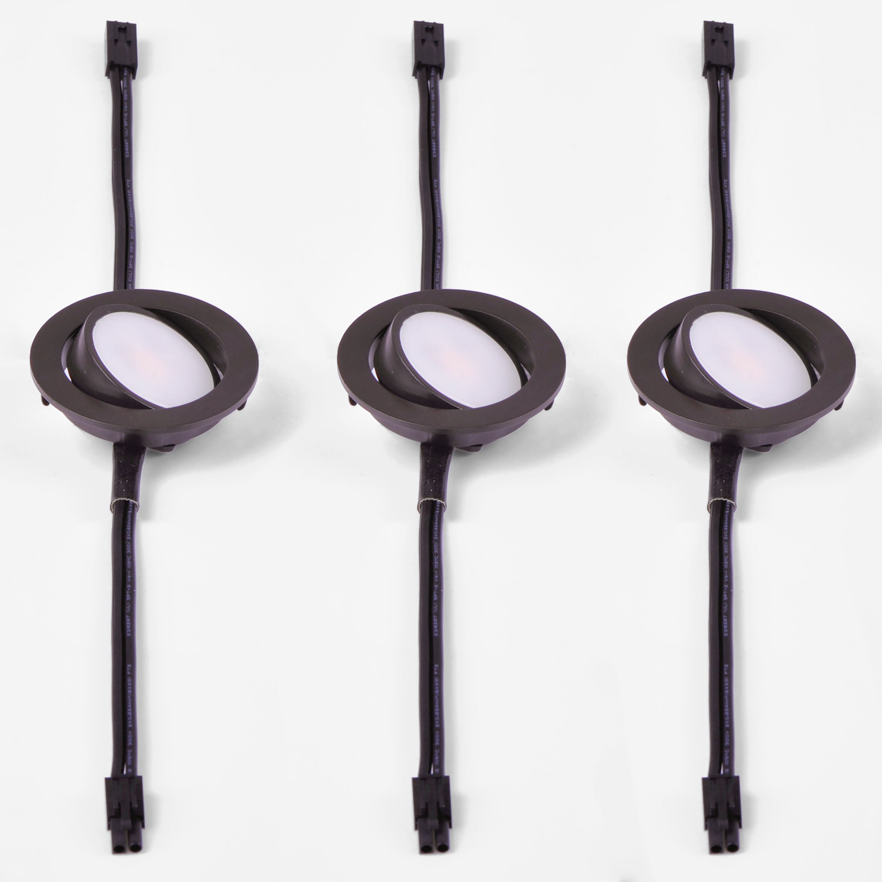 CounterMax MX-LD-AC 120 LED 2.75 inch Anodized Bronze Under Cabinet Disc