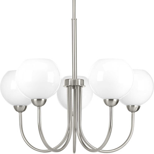 Carisa 5 Light 25.5 inch Brushed Nickel Chandelier Ceiling Light