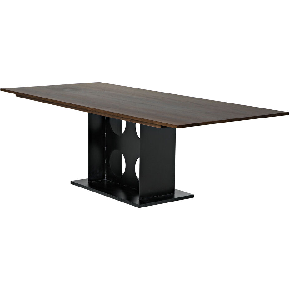 Cameron 95 X 42 inch Matte Black Dining Table