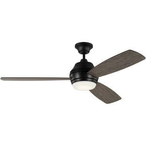 Ikon 52 inch Aged Pewter with Light Grey Weathered Oak Blades Indoor/Outdoor Ceiling Fan