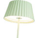 Dario 14.75 inch 3 watt Sage Green Table Lamp Portable Light