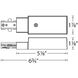 H Track 120 White Track Component Ceiling Light