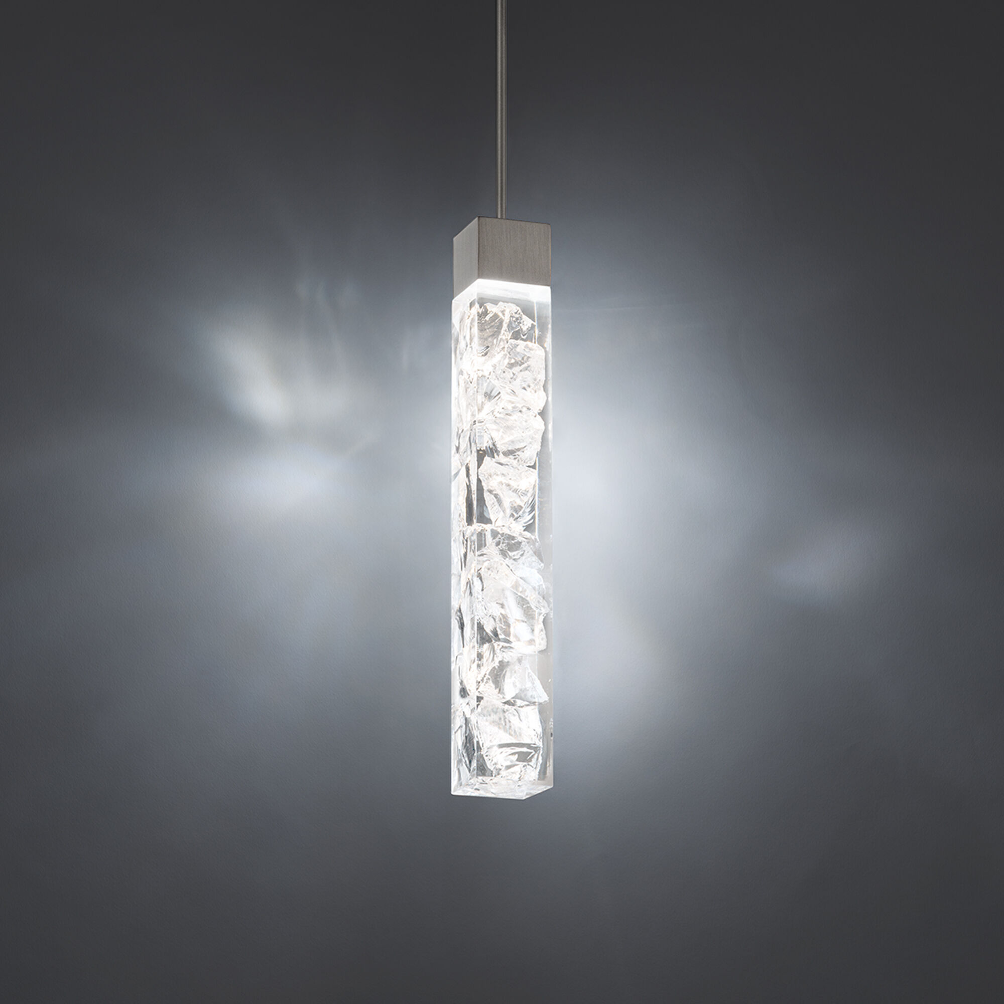 Minx LED 1.75 inch Antique Nickel Pendant Ceiling Light in false