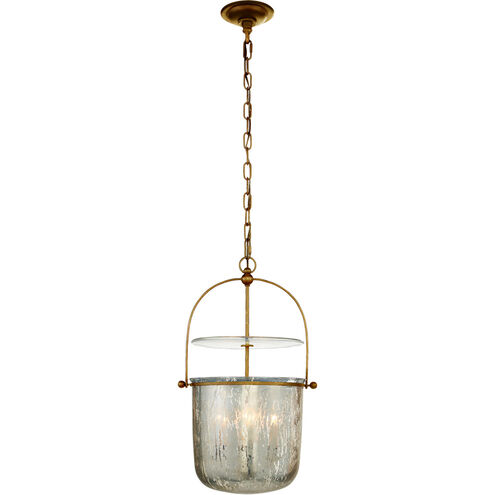 Chapman & Myers Lorford 4 Light 14 inch Gilded Iron Lantern Pendant Ceiling Light, Small