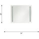 Lustro 36 X 30 inch Might Bright White LED Wall Mirror
