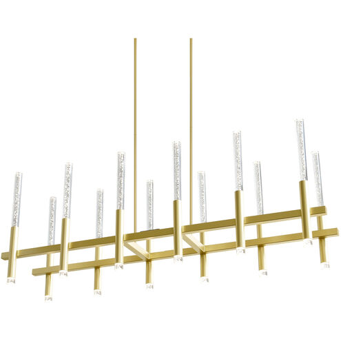 Dragonswatch LED 48 inch Satin Gold Island/Pool Table Light Ceiling Light