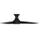 Corona 52 inch Brushed Nickel and Matte Black with Matte Black Blades Flush Mount Ceiling Fan in 3500K, Brushed Nickel Matte Black