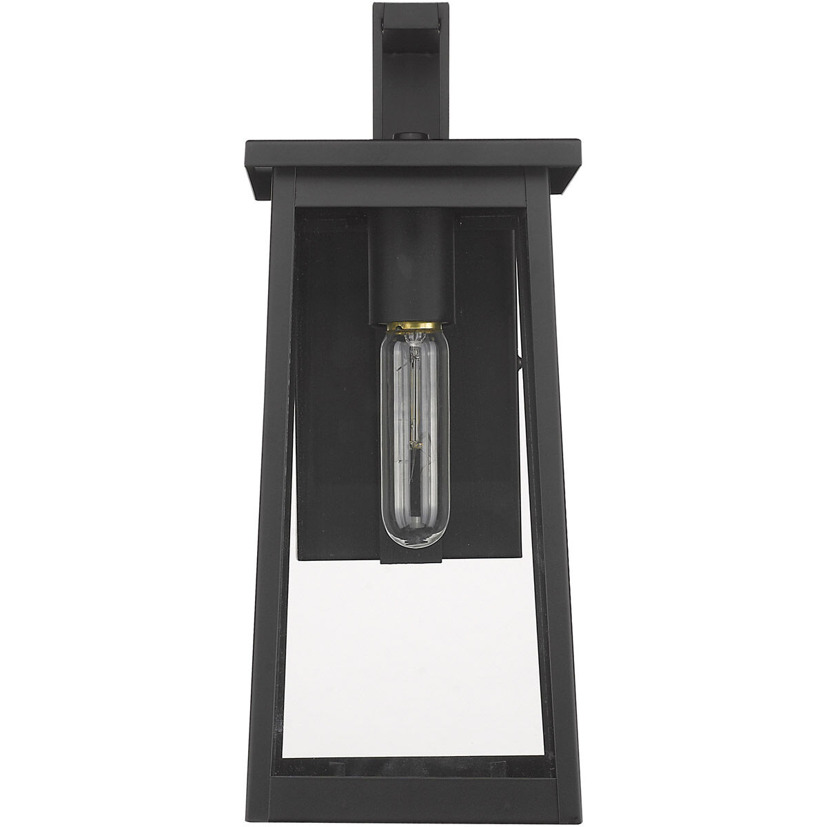 Alden 1 Light 15 inch Matte Black Exterior Wall Mount