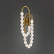 Parel LED 7 inch Aged Brass Wall Sconce Wall Light