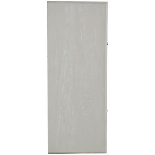 Ezekiel Cerused White / Antique Bronze Cabinet