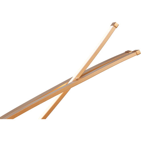 Wishbone LED 2.2 inch Gold Pendant Ceiling Light