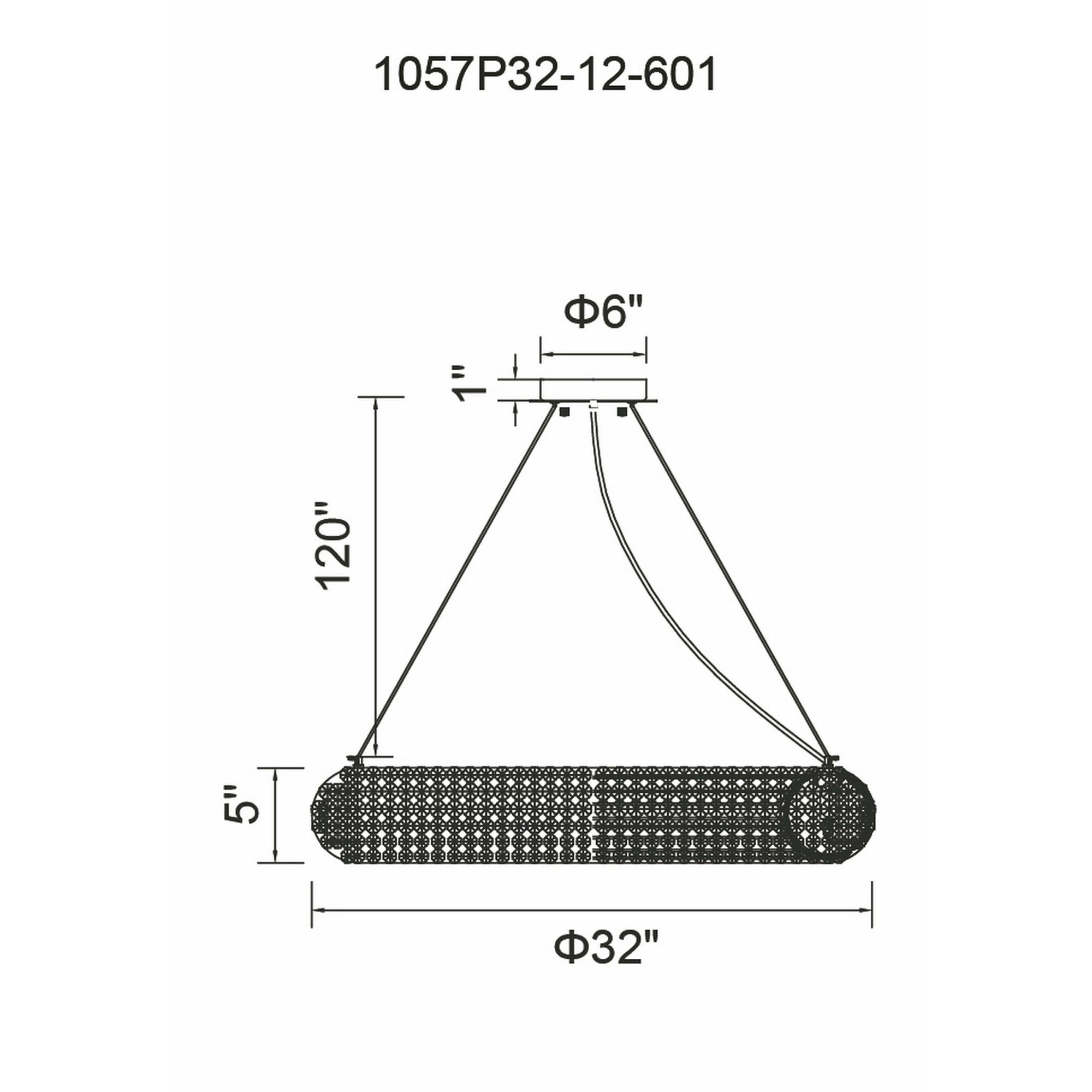 Veronique 12 Light 32 inch Chrome Down Chandelier Ceiling Light