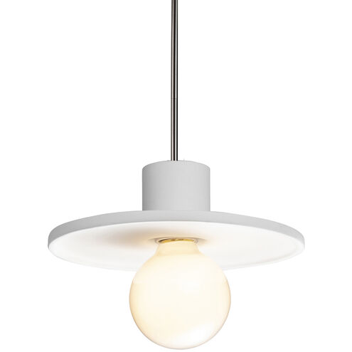 Radiance 1 Light 8 inch Matte Black Pendant Ceiling Light in Black Cord