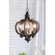Anita 6 Light 18 inch Antique Black Chandelier Ceiling Light