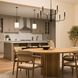 Reines 9 Light 32 inch Matte Black Chandelier Ceiling Light