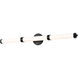 Kagen LED 37.58 inch Matte Black Bath Vanity Light Wall Light