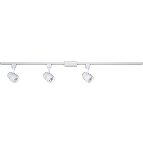 LED Track Kit 3 Light 120V White Track Kit Ceiling Light