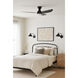 Banks 52 inch Black Ceiling Fan in Remote Control