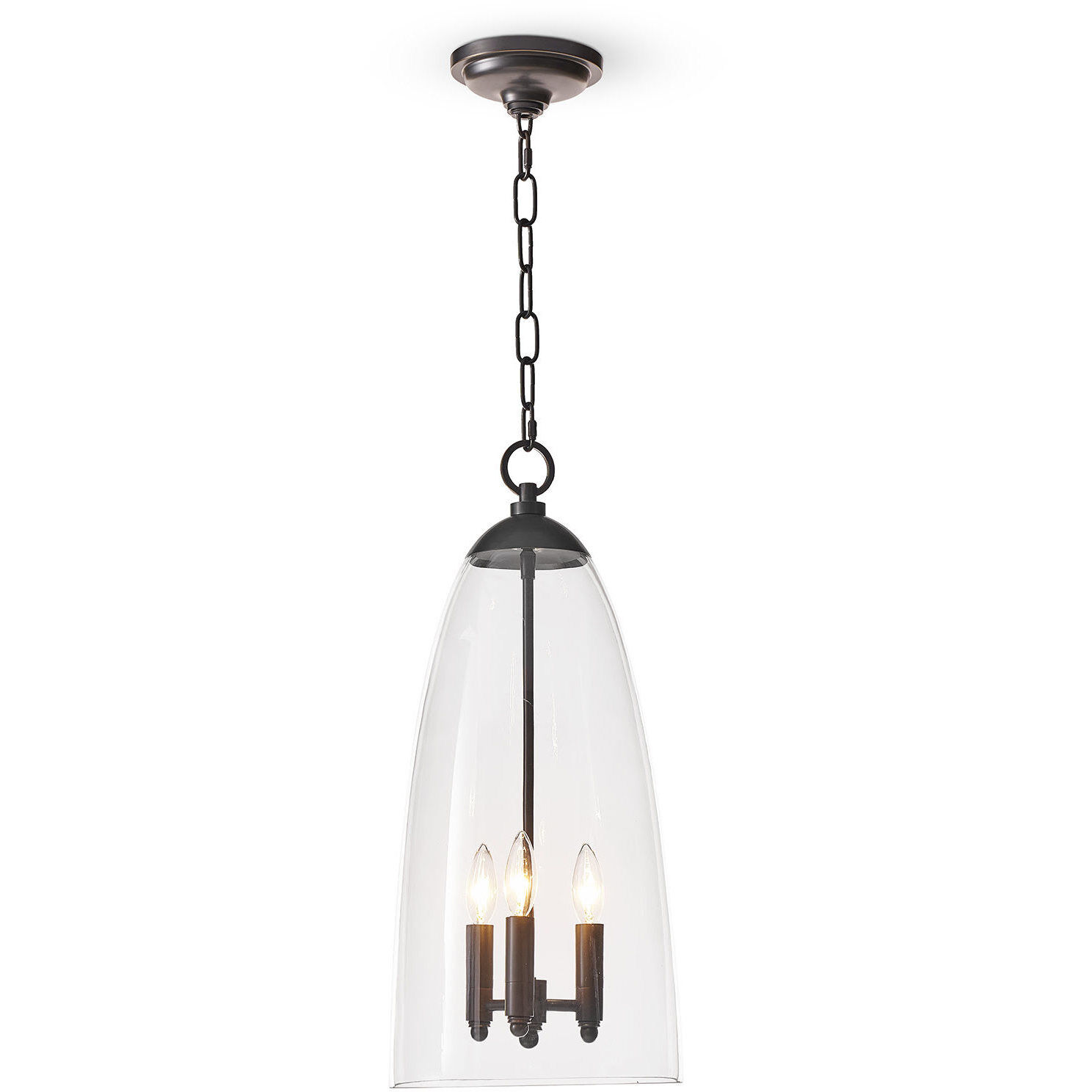 Maiden 3 Light 10.5 inch Oil Rubbed Bronze Pendant Ceiling Light