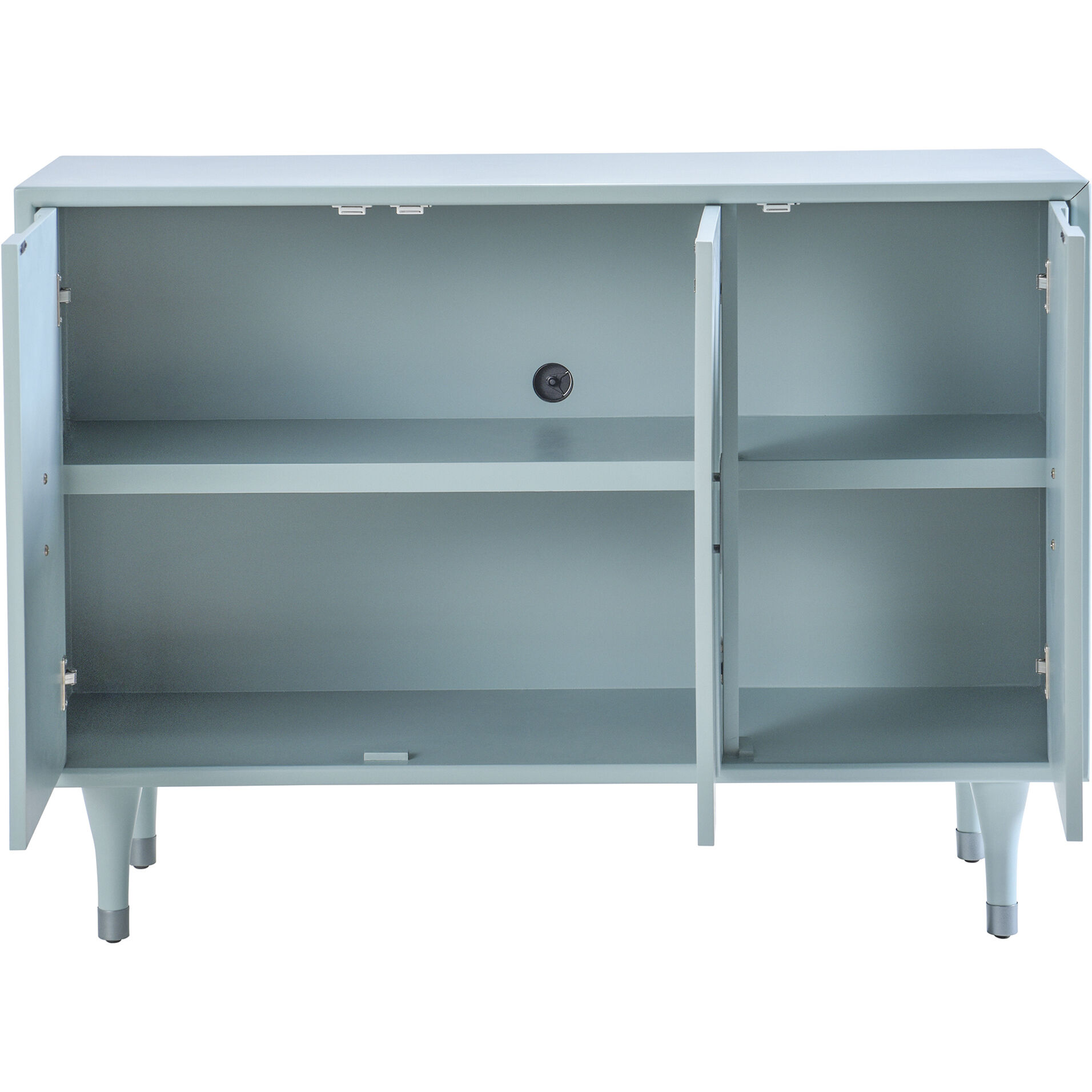 Modern Geo Skye Blue Cabinet