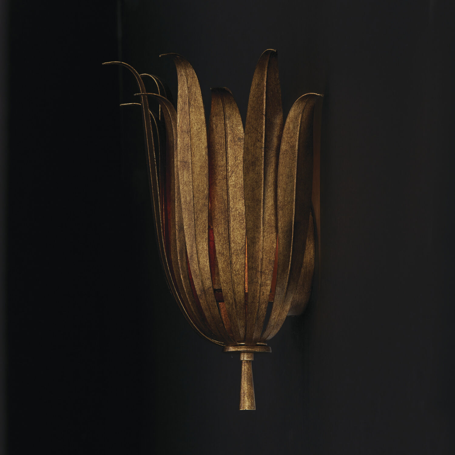 Eden 1 Light 13 inch Antique Gold Sconce Wall Light