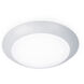 Disc LED 7 inch White Flush Mount Ceiling Light in 3000K, 24